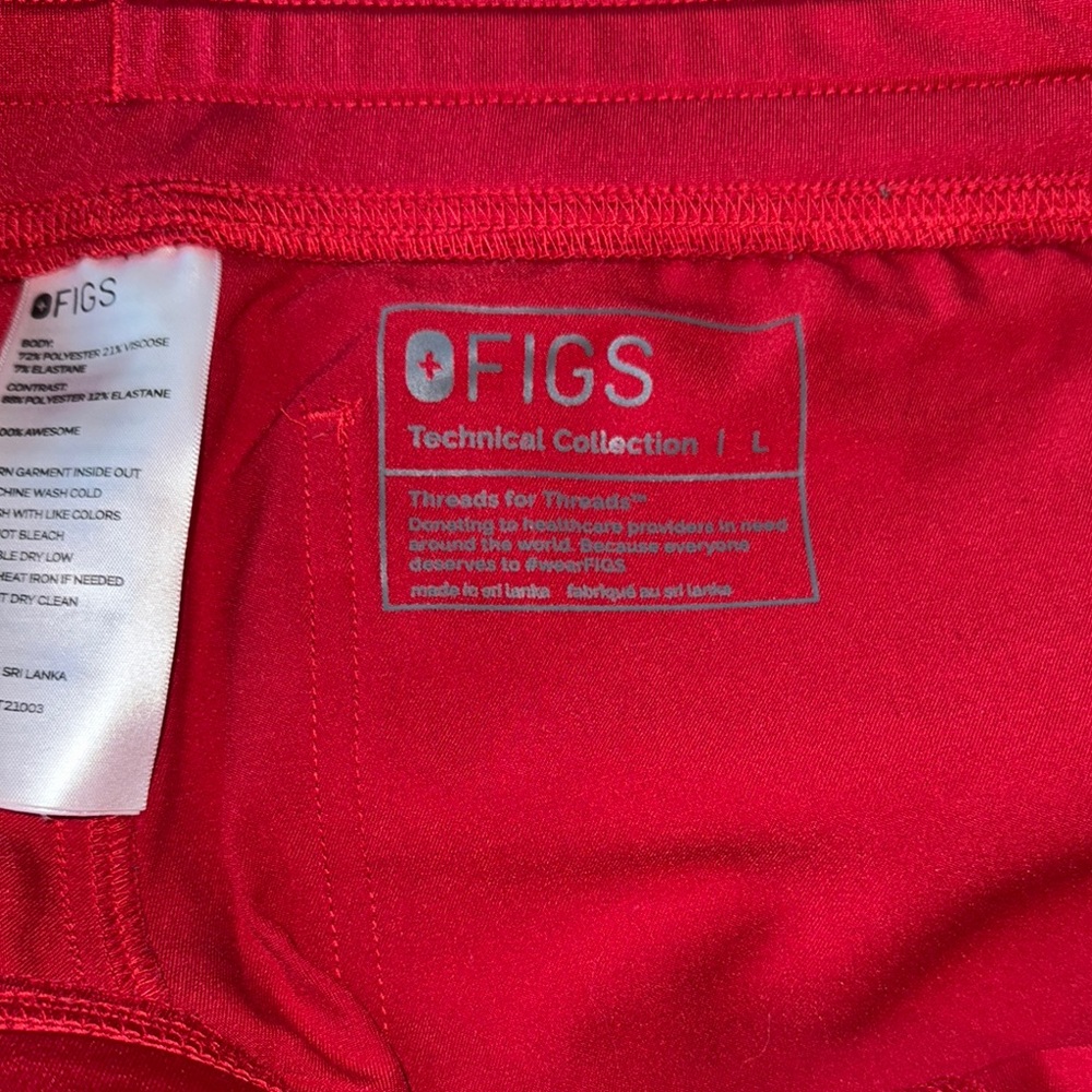 Figs Technical Collection Red Pants - image 2